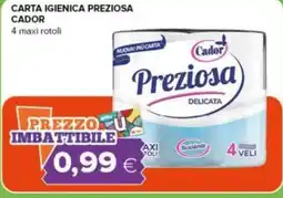 Tigre Carta igienica preziosa Cador offerta