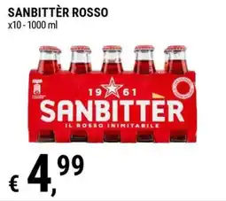 Tre Valli Supermercato Sanbitter Rosso offerta
