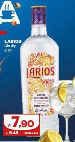 Boningros Cash and Carry Larios Gin dry offerta
