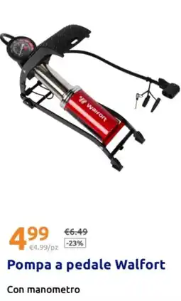 Action Pompa a pedale Walfort offerta