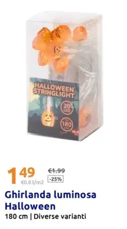 Action Ghirlanda luminosa Halloween offerta