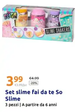 Action Set slime fai da te So Slime offerta