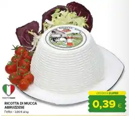 Tigre Ricotta di mucca abruzzese offerta