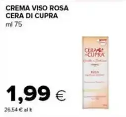 Tigre Crema viso rosa Cera di Cupra offerta