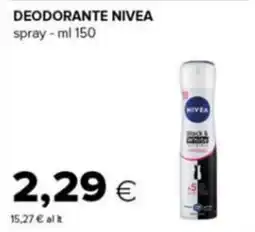 Tigre Deodorante Nivea offerta