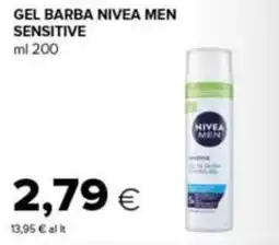 Tigre Gel barba Nivea Men Sensitive offerta