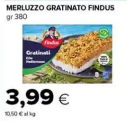 Tigre Merluzzo gratinato Findus offerta
