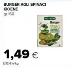 Tigre Burger agli spinaci Kioene offerta
