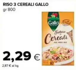 Tigre Riso 3 Cereali Gallo offerta