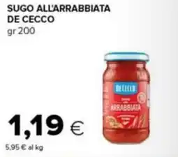 Tigre Sugo all'arrabbiata De Cecco offerta