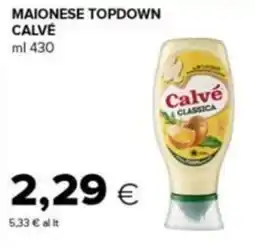 Tigre Maionese Topdown Calvé offerta