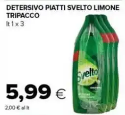 Tigre Detersivo piatti Svelto limone offerta