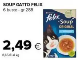 Tigre Soup gatto Felix offerta