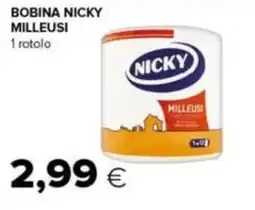 Tigre Bobina nicky milleusi offerta
