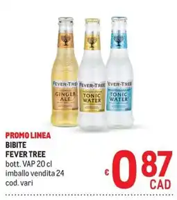Metro Bibite Fever Tree offerta