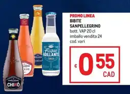 Metro Bibite Sanpellegrino offerta