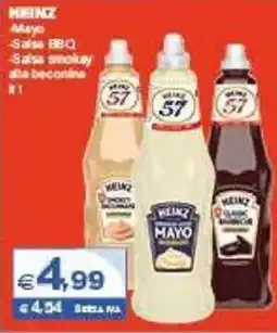 Boningros Cash and Carry Heinz Mayo Salsa BBQ/ Salsa smoky/ alla baconina offerta