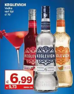 Boningros Cash and Carry Keglevich Vodka offerta