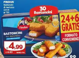 Boningros Cash and Carry Findus Bastoncini di merluzzo offerta