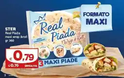 Boningros Cash and Carry Ster Real Piada maxi wrap & roll offerta
