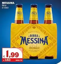 Boningros Cash and Carry Messina Birra offerta