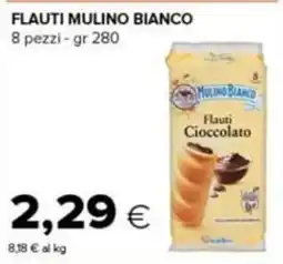 Tigre Flauti Mulino Bianco Cioccolato offerta