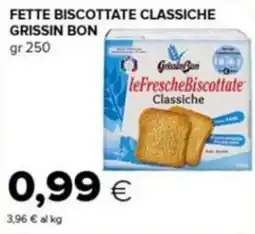 Tigre Fette biscottate classiche Grissin Bon offerta