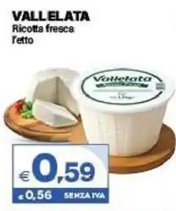 Boningros Cash and Carry Vallelata Ricotta fresca offerta
