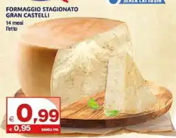 Boningros Cash and Carry Formaggio stagionato Gran Castelli offerta