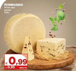 Boningros Cash and Carry Formaggio Primo sale pepato offerta