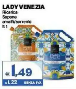 Boningros Cash and Carry Lady Venezia Ricarica Sapone amalfi/sorrento offerta