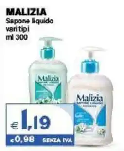 Boningros Cash and Carry Malizia Sapone liquido offerta