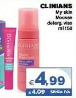 Boningros Cash and Carry Clinians My skin Mousse deterg. viso offerta