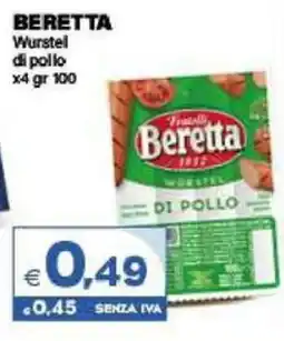 Boningros Cash and Carry Beretta Wurstel di pollo offerta