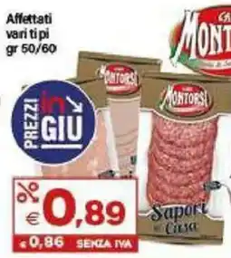 Boningros Cash and Carry Affettati vari tipi offerta