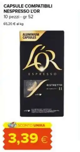 Tigre L'OR Espresso Ristretto offerta