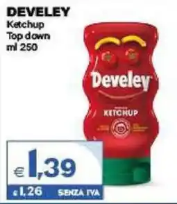 Boningros Cash and Carry Develey Ketchup Top down offerta