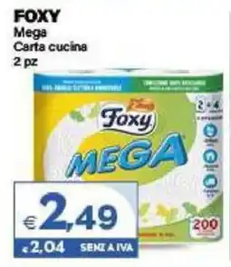 Boningros Cash and Carry Foxy Mega Carta cucina offerta