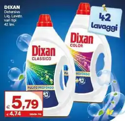 Boningros Cash and Carry Dixan Detersivo Liquido Lavatrice offerta