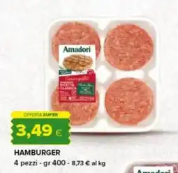 Tigre Hamburger Amadori offerta