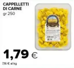 Tigre Cappelletti di carne offerta