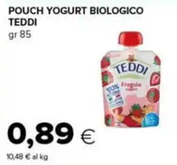 Tigre Pouch yogurt biologico Teddi offerta