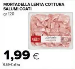 Tigre Mortadella lenta cottura Salumi Coati offerta