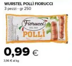 Tigre Wurstel polli fiorucci offerta