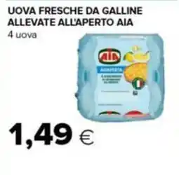 Tigre Uova fresche da galline allevate all'aperto AIA offerta