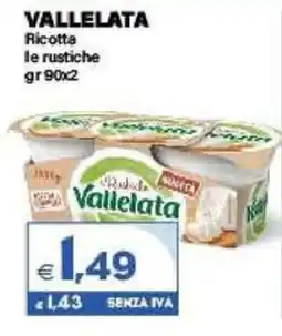 Boningros Cash and Carry Vallelata Ricotta le rustiche offerta