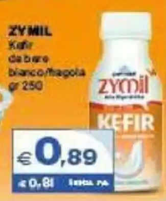 Zymil kefir dabere bianco/fragola