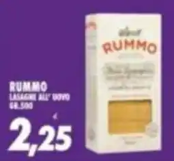 Compri Meglio Rummo lasagne all' uovo offerta