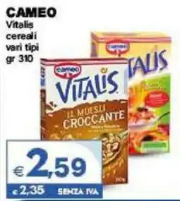 Boningros Cash and Carry Cameo Vitalis cereali offerta