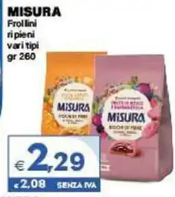 Boningros Cash and Carry Misura Frollini ripieni vari tipi offerta
